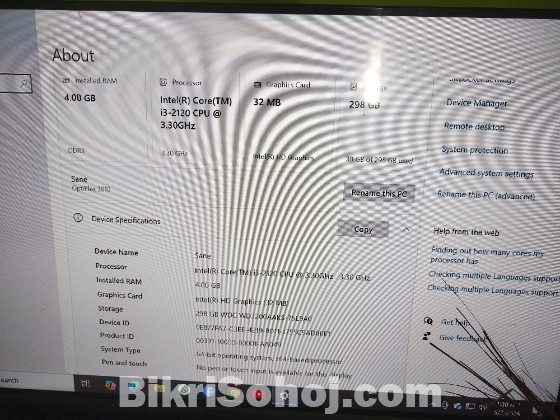 Only pc dekstop